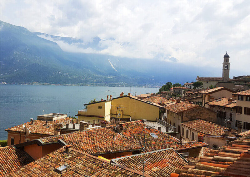 The village of Limone in Lago Di Garda