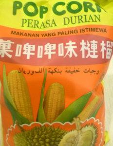 Snacks orf Malaysia - Durian Popcon