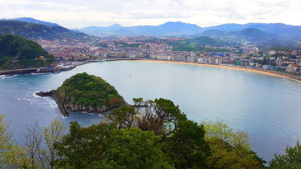 San Sebastian - a spectacular view from Monte Igueldo