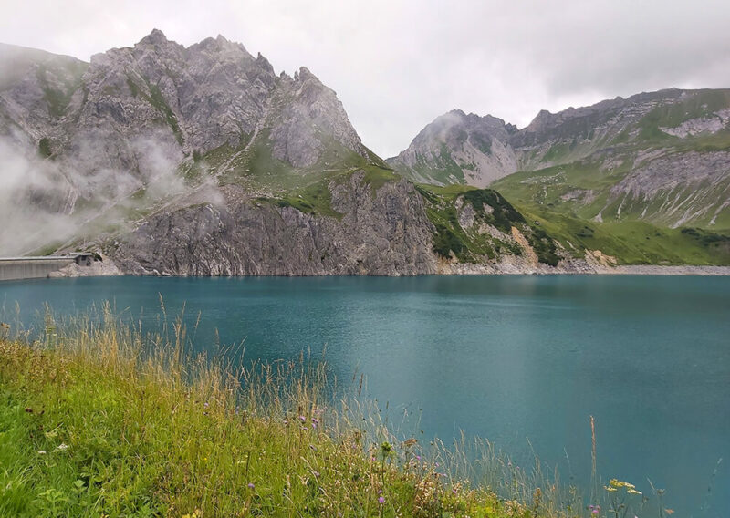Lunersee - beautiful lake in Brand, Austrian Alps