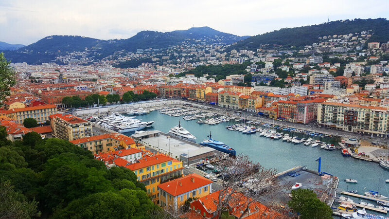 Port in Nice France