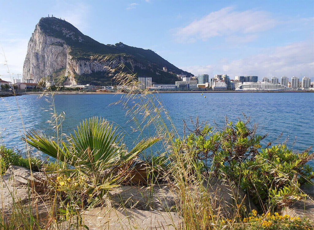 A lovely view to Gibraltar, taken from La Linea