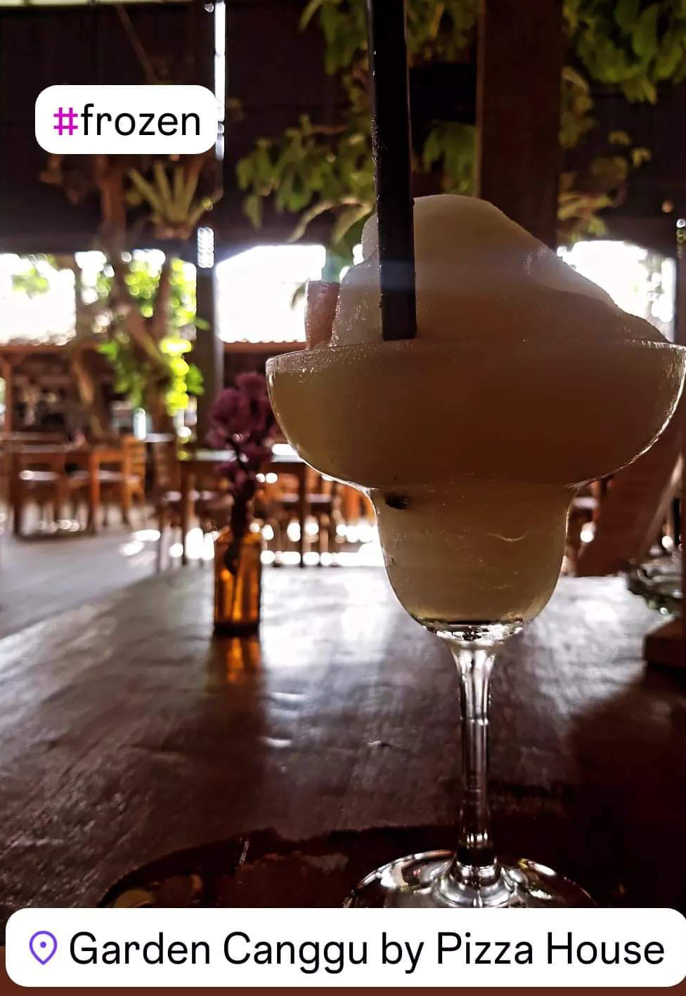 Froezn Margarita in Garden Canggu by Pizza House
