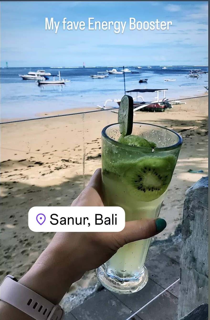 Energy Booster drink in Sanur, Bali
