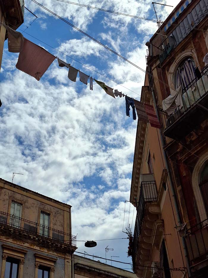 Rural streets of Catania