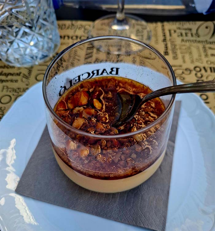 Delicious creamy and nutty desert Catania