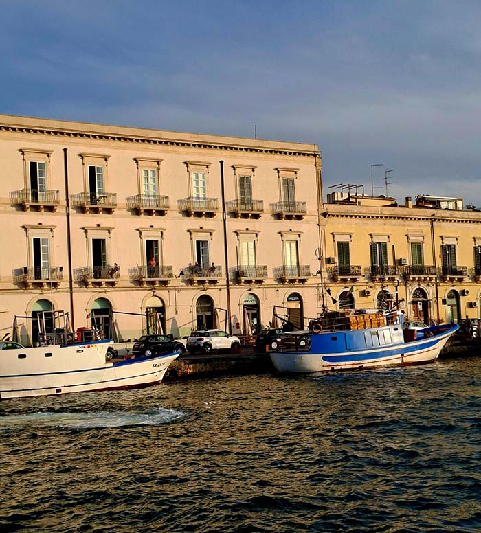 Seaport of Syracuse East Sicily